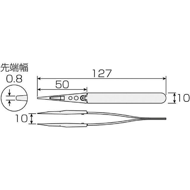 HOZAN（ホーザン） P-646-C セラミックピンセット : モトメガネYahoo