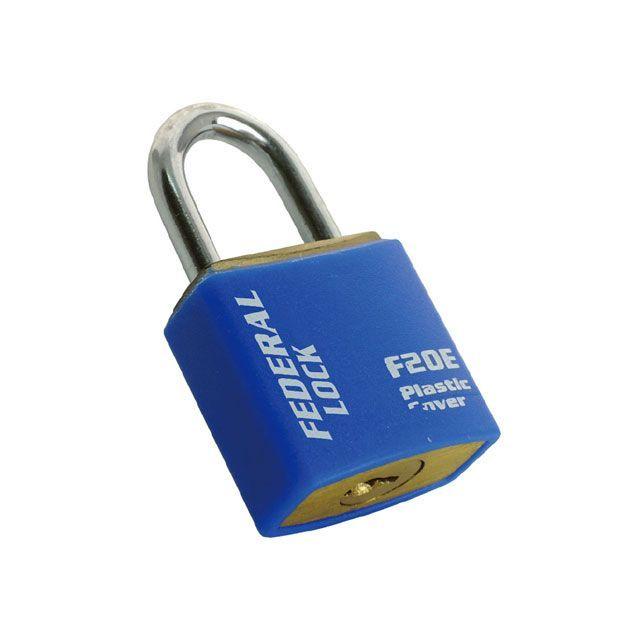 商品購入ページ❶ フェデラル F20E-B-KA202-P シリンダー南京錠（同一キー） FEDERAL