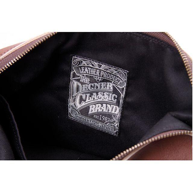 DEGNER（デグナー） W-105 レザーバナナバッグ（ブラウン