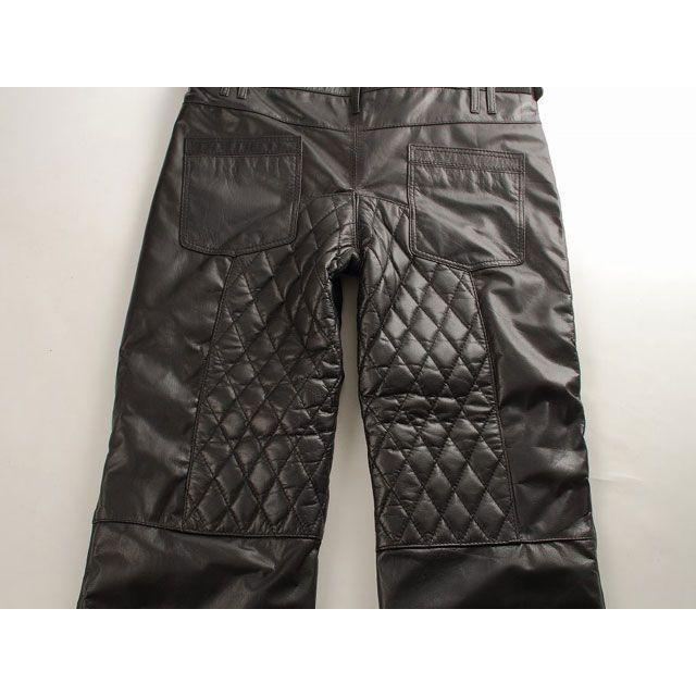 アジャスタブルパンツ　ブラック　L DEGNER（デグナー） 【特価品】 ROLE AND CODE RACP-3 レザーオーバー