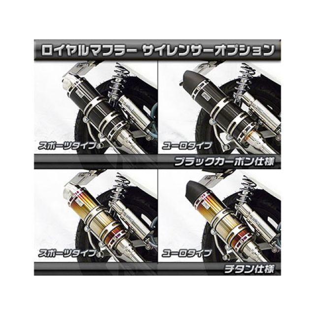 WirusWin - ウイルズウィン PCX150 PCX150（2BK-KF30）用 ロイヤルえり巻き バズーカータイプ オプション オプションB＋C