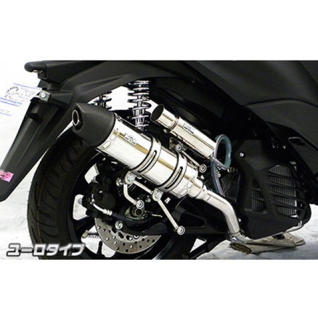 ウイルズウィン トリシティ155 トリシティ155（2BK-SG37J）用 ロイヤルマフラー ユーロタイプ オプション オプションE（ブラック） W…の画像