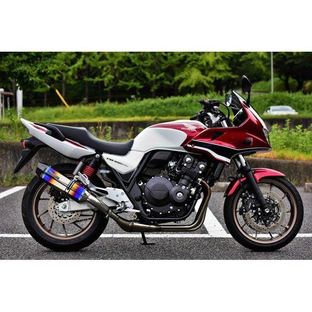 BMS CB400SB/SF CORSA-EVO II スリップオンマフラー ヒートチタン 政府認証 BMS RACING FACTORYの画像