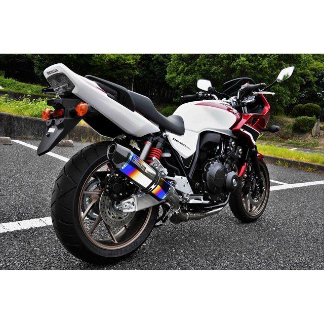 BMS CB400SB/SF CORSA-EVO II スリップオンマフラー ヒートチタン 政府認証 BMS RACING FACTORYの画像