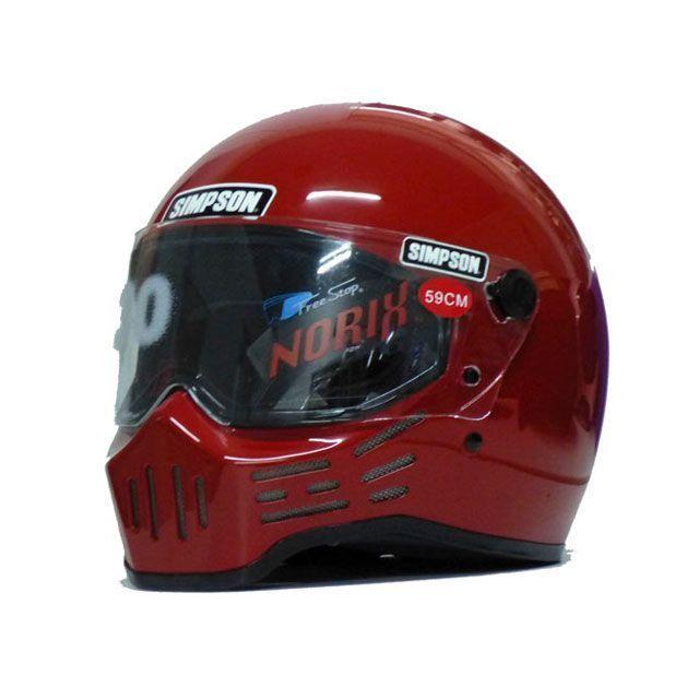 購入不可です。 シンプソン（SIMPSON） MODEL30 ヘルメット カラー レッド サイズ 60cm