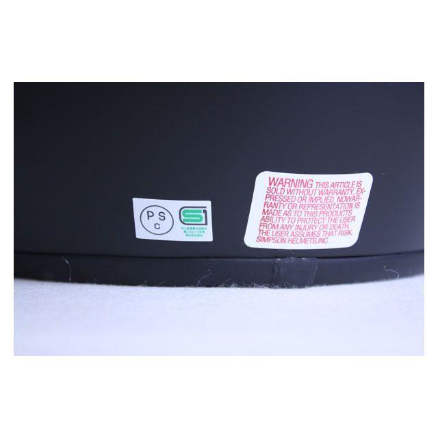 シンプソン（SIMPSON） MODEL50 ヘルメット カラー ブラック サイズ 61