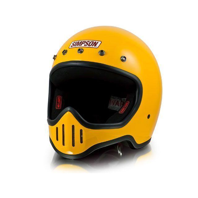 新品未使用　シンプソン　M50 XL 61〜62cm シンプソン（SIMPSON） MODEL50 ヘルメット カラー イエロー サイズ 61