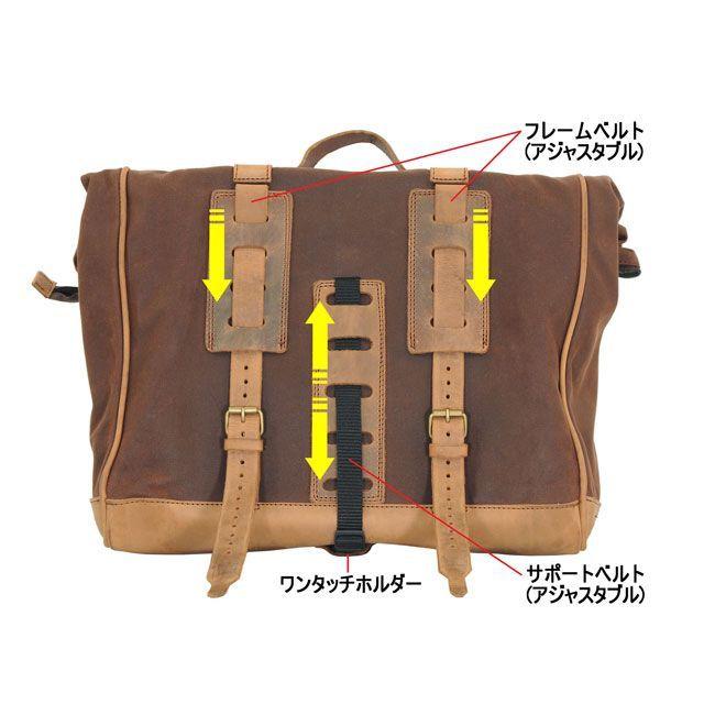 ロングライド ヘリテージ サドルバッグ・ロールトップ 18L（ブラウン