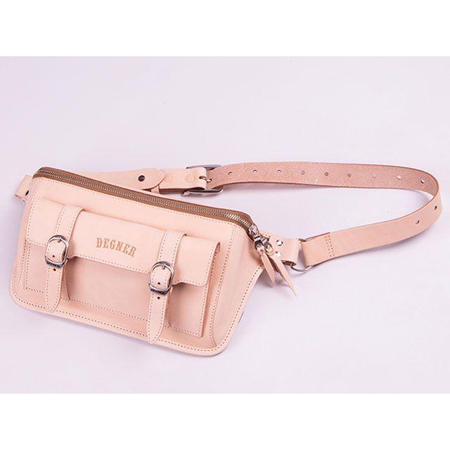 デグナー W-106 レザーボディーバック（タン） DEGNER DEGNER（デグナー） W-106 レザーボディーバック（タン） : モトメガネ