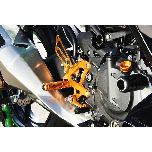 ベビーフェイス Ninja250/400 バックステップキット（ゴールド
