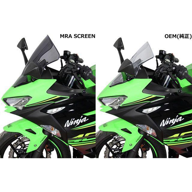 MRA スモークスクリーン ninja400,ninja250 MRA エムアールエー Ninja250 Ninja400 スクリーン レーシング