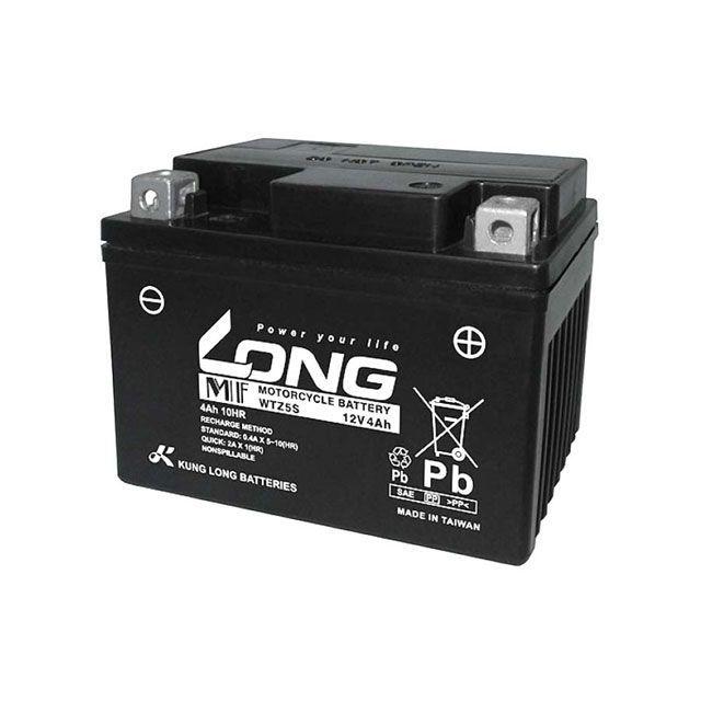 KUNG LONG（ロング） 汎用 バッテリー 12V/4Ah 液注入済 互換 YTZ5S