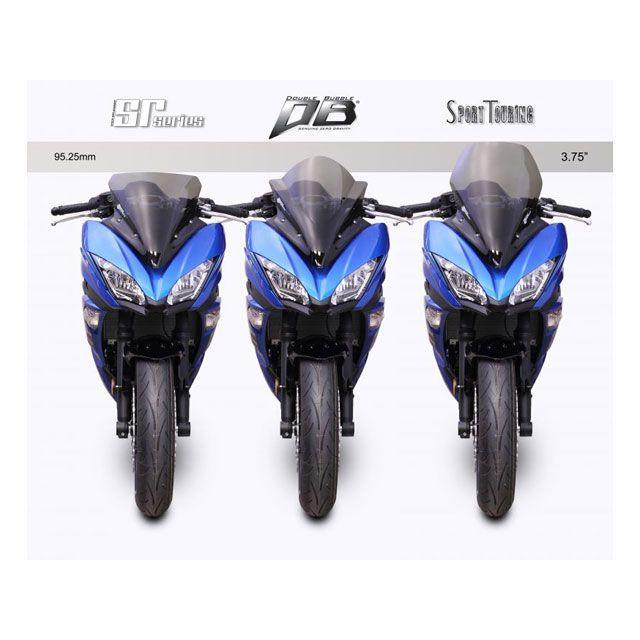 ゼログラビティ Ninja650（ABS） スクリーン ダブルバブル カラー ダークスモーク ZEROGRAVITY_5