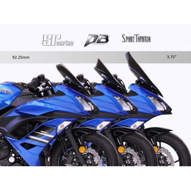 ゼログラビティ Ninja650（ABS） スクリーン ダブルバブル カラー ダークスモーク ZEROGRAVITY_6