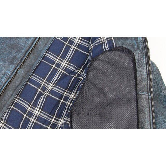 DEGNER（デグナー） 18SJ-6 ゴートレザージャケット（ネイビー