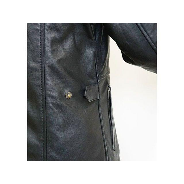ラフ＆ロード RA5033 シープレザーパーカーFP（ブラック） サイズ XL