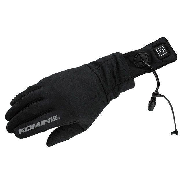 コミネ（Komine） EK-204 ヒートインナーグローブ12V（ブラック
