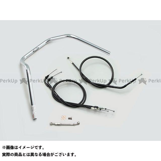ハリケーン モンキー125ABS 200アップ3型プルバック ハンドルセット（クロームメッキ） HURRICANE