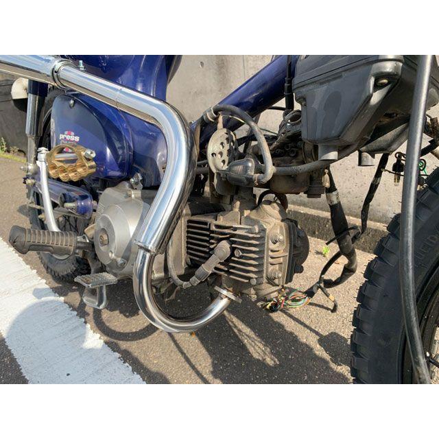 部品屋K&W カブ カブ用メガホンマフラー K&W : モトメガネYahoo!店