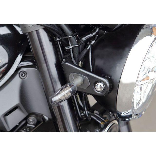 KIJIMA キジマ ウインカーマウントベースセット（ブラック） バイク