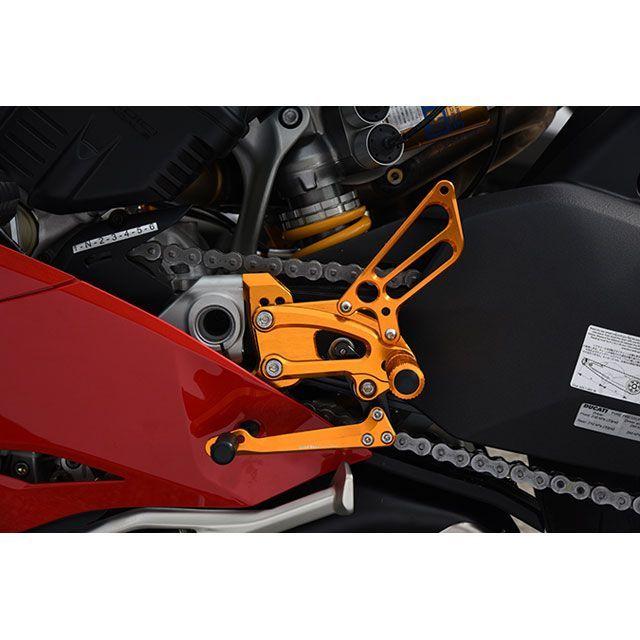 専用 ベビーフェイス PANIGALE V4 バックステップキット カラー ブラック