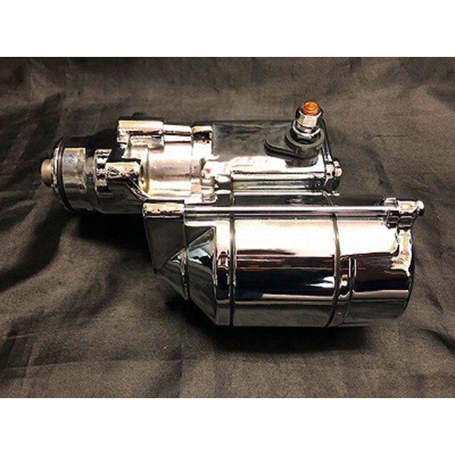 部品屋K&W DYNA BigTwin スターター 1.4kw 07〜BIG TWIN クローム K&W_1