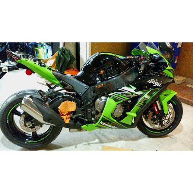 クレバーウルフ ZX-10R フレームカバー（カーボン綾織） CLEVERWOLF