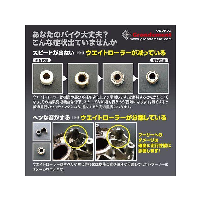 Grondement（グロンドマン） スーパーウエイトローラー 17×12mm 8.0g