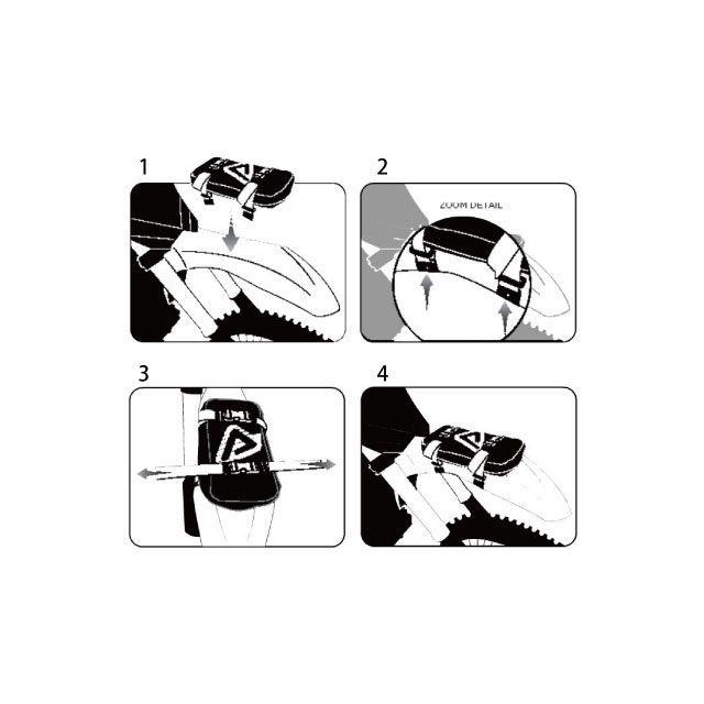 【専用】写真２本セット ACERBIS（アチェルビス） AC-22013 フロントツールバッグ（ブラック