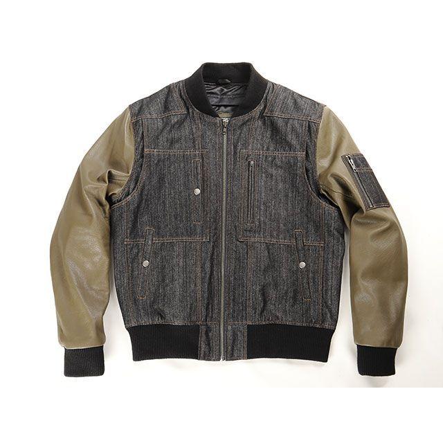 DEGNER（デグナー） 2019-2020秋冬モデル 19WJ-18 レザーデニムコンビ