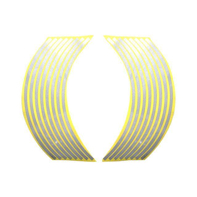 オプティマム 汎用 リムステッカー 17インチ用 カラー シルバー Optimum バイク