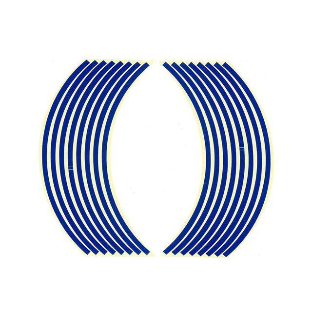 オプティマム 汎用 リムステッカー 17インチ用 カラー ブルー Optimum バイク