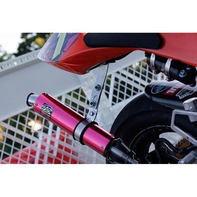 専用 T2レーシング NSR250 NSR50リペアサイレンサー カラー レッド T2Racing