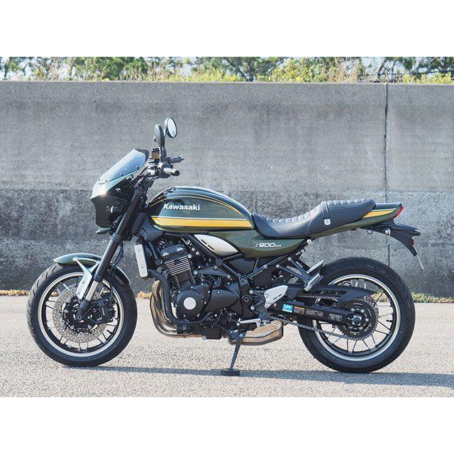 正規品／ワールドウォーク Z900RS Z900RS用ビキニカウル メタリックディアブロブラック AEROスクリーン仕様 クリア WW バイク｜camp｜04