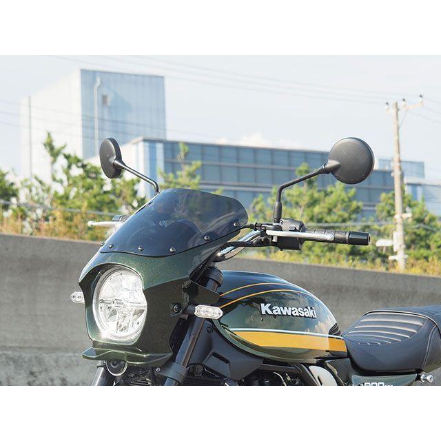 正規品／ワールドウォーク Z900RS Z900RS用ビキニカウル メタリックディアブロブラック AEROスクリーン仕様 クリア WW バイク｜camp｜05