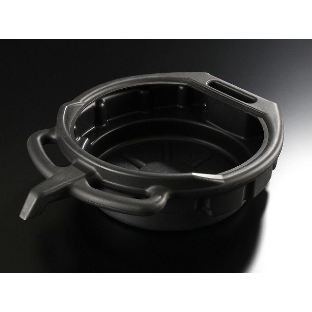 モトツールス プラスチックオイルドレンパン 8L 黒 Moto tools