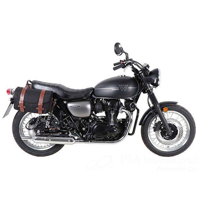 ヘプコ＆ベッカー W800 W800 Street/Cafe サイドソフトケースホルダー「C-Bow」 （クローム） HEPCO＆BECKER バイク