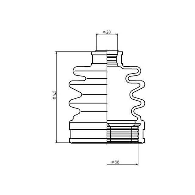 セイケン 600-00181 （SB181） ドライブシャフトブーツキット Seiken
