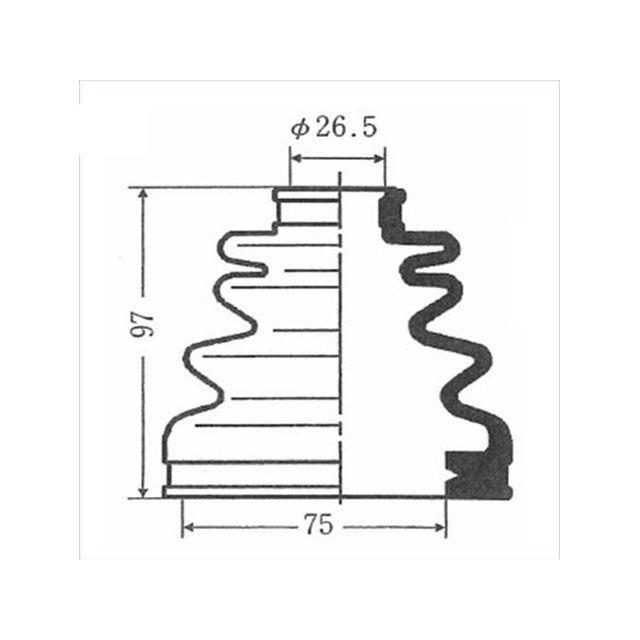 セイケン 600-00135 （SB135） ドライブシャフトブーツキット Seiken