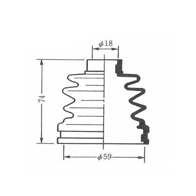 taiページ セイケン 600-00018 （SB18） ドライブシャフトブーツキット Seiken 車