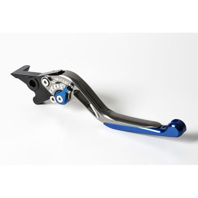 正規品／リデア スライド延長式アジャストブレーキレバー（チタン） アジャスト：レッド エクステンション：シルバー RIDEA バイク
