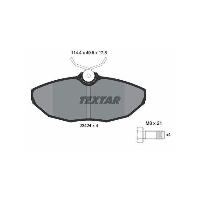 お月様さん専用 テクスター 2342401 ブレーキパッド TEXTAR : モトメガネYahoo!店