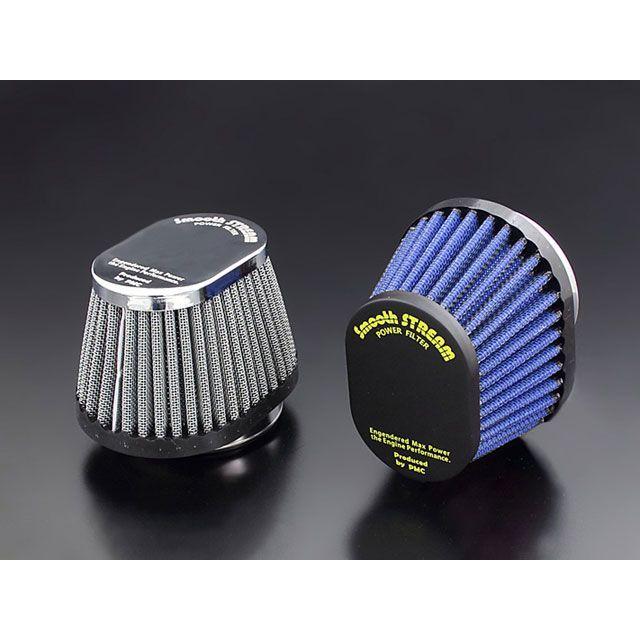 2個送料無料 スムースストリーム オーバルフィルター 50φ カラー クローム/ブラック