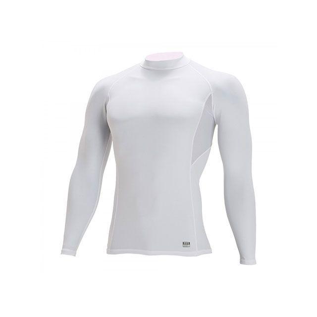 はる TSデザイン 84151 ハイネックロングスリーブシャツ（ホワイト） サイズ