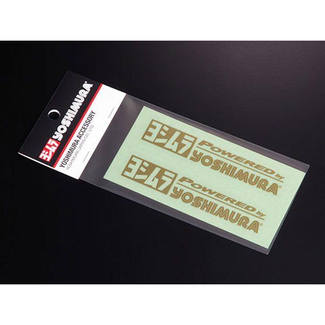 ヨシムラ（YOSHIMURA） ヨシムラステッカー（100mm） カラー ゴールド