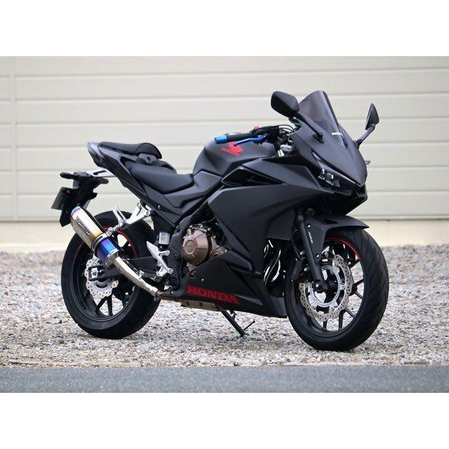 WR'S ダブルアールズ CBR400R SS-OVALリアエキゾースト 焼色 WR'S