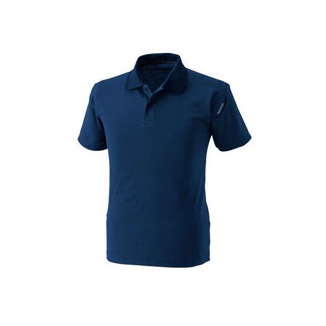 TSデザイン ESショートスリーブポロシャツ（ネイビー） サイズ 5L TS