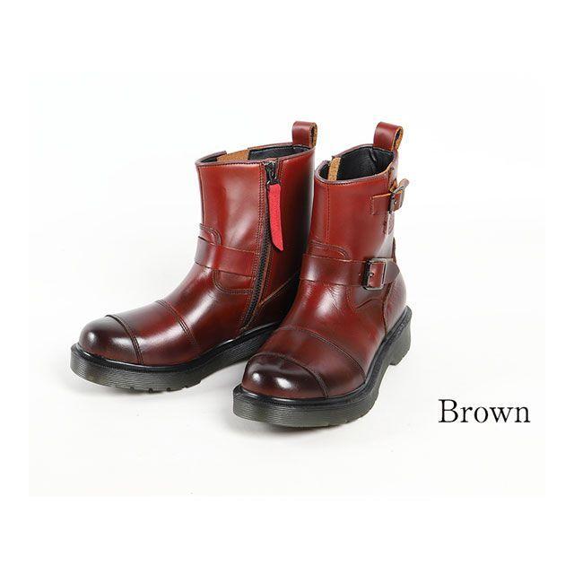 DEGNER デグナー HS-B10 レディースレザーエンジニアブーツ（ブラウン