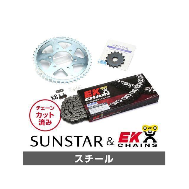 セット商品 W800 KR3M411 サンスター スプロケット＆EKチェーンキット