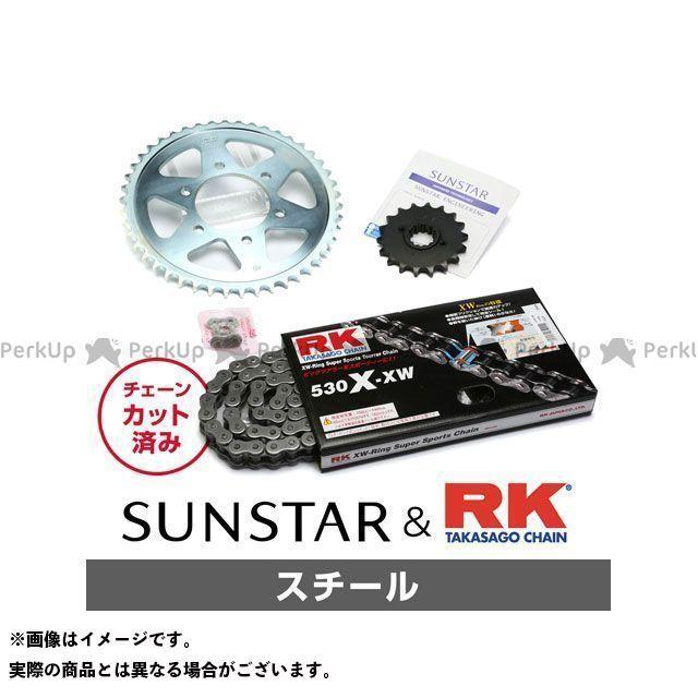 セット商品 Z1100R KR5D515 サンスター スプロケット＆RKチェーンキット（スチール） SET